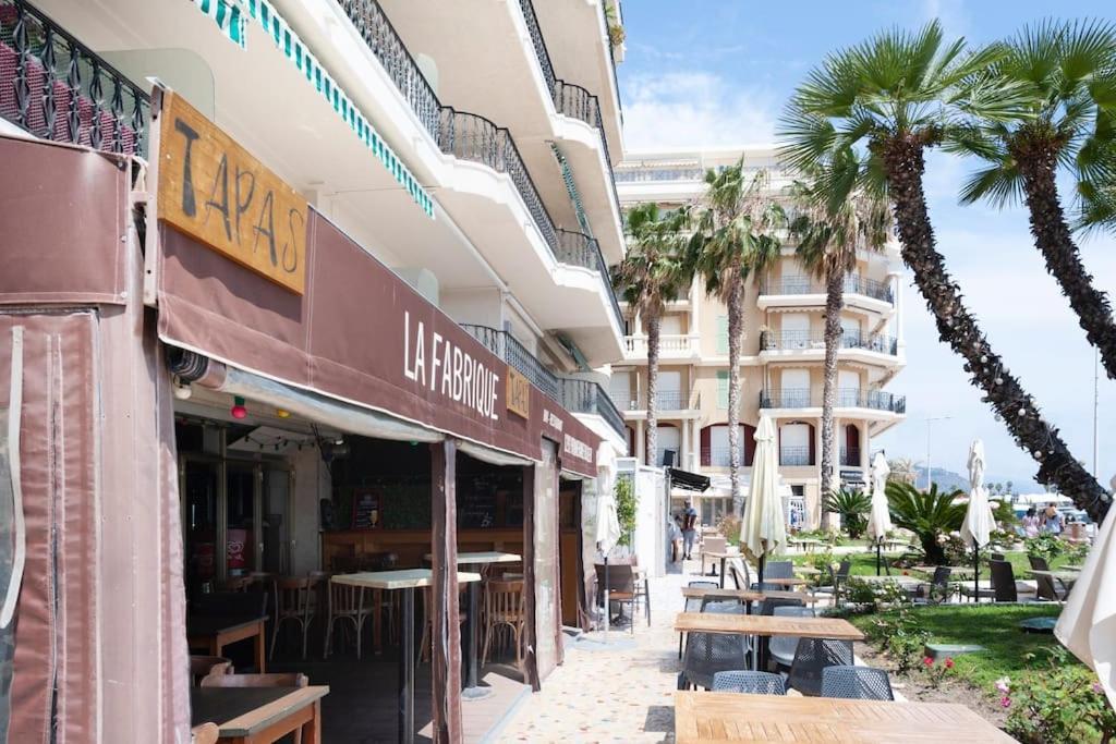 Superbe Studio Avec Terrasse En Front De Mer Menton Exterior photo